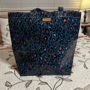 Consuela Multicolor Leopard Print Tote Bag
